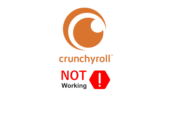   Crunchyroll nefunguje