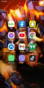   Abra la aplicación TikTok / icono de TikTok