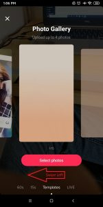   Haga videos de presentación de diapositivas rápidos usando las plantillas de TikTok