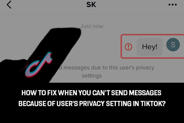 Como fazer fic quando você não pode enviar mensagens por causa da privacidade dos usuários no Tiktok
