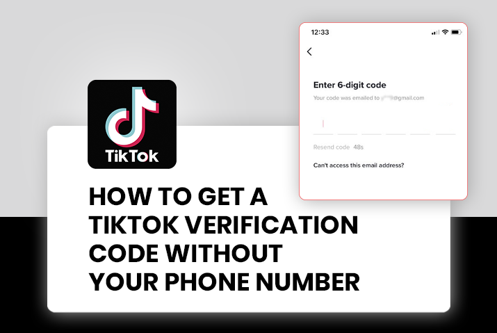 como obter um código de verificação do tiktok sem o seu número de telefone