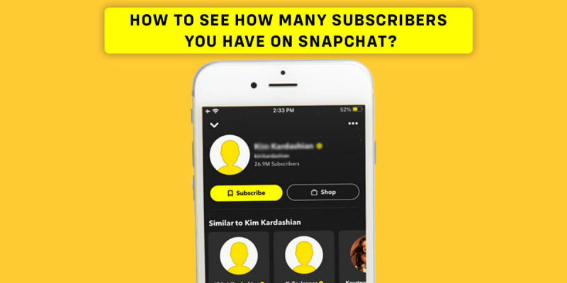 Kuidas näha, kui palju tellijaid teil Snapchatis on