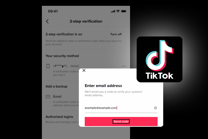 hoe het e-mailadres te wijzigen dat wordt gebruikt voor tweefactorauthenticatie in tiktok
