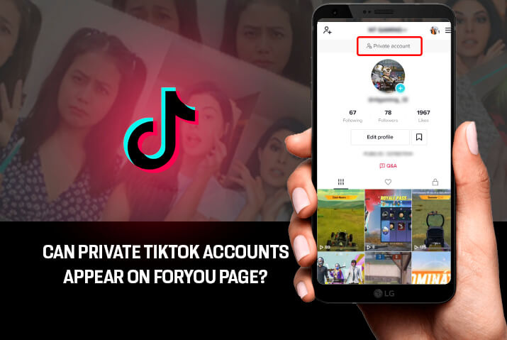 Kunnen privé tiktok-accounts op je pagina verschijnen?