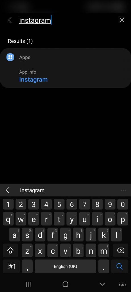   Vaihe 2: Etsi Instagram-sovellus
