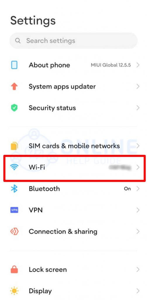   Krok 2 Kliknite na kartu Wi-Fi